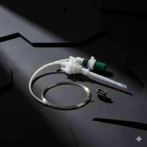 Introdutor femoral radial com válvula hemostática